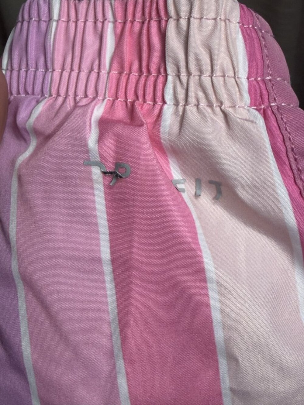 Nike Girls Multicolor Athletic Shorts - Youth Size 5-6 (Pink/Black) - Picture 5 of 9